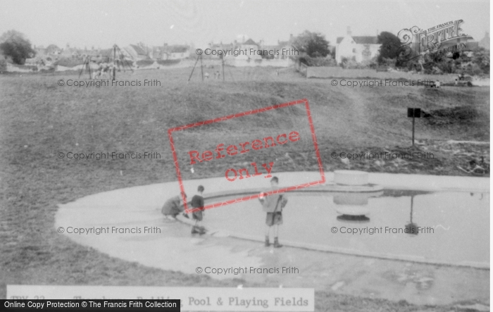 Photo of Thornbury, The Paddling Pool And Playing Fields c.1955
