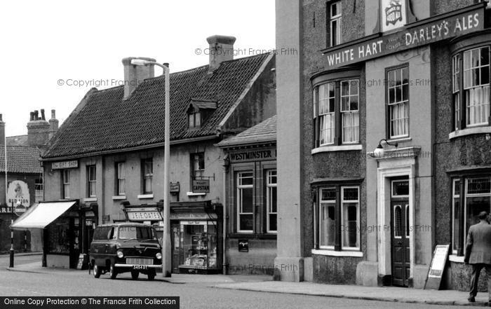 Photo of Thorne, Market Place, Shops And White Hart c.1960
