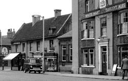 Market Place, Shops And White Hart c.1960, Thorne