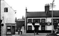The Green, Clarke's Pie Shop And The Red Bear c.1960, Thorne