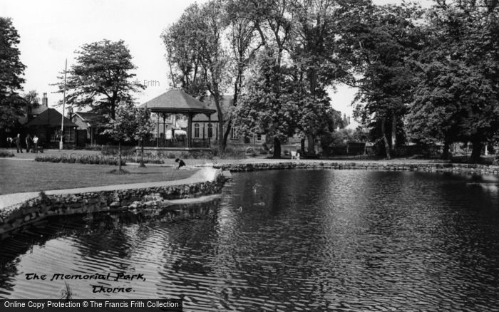 Photo of Thorne, The Memorial Park c.1965