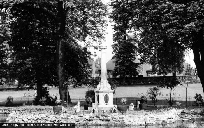 Photo of Thorne, The Memorial Park, War Memorial c.1965