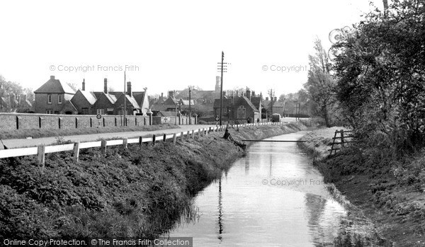 Photo of Thorney, The River c.1955