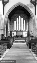 All Saints Church, Interior  c.1960, Thornham