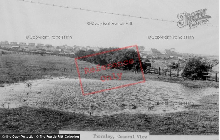 Photo of Thornley, General View c.1950