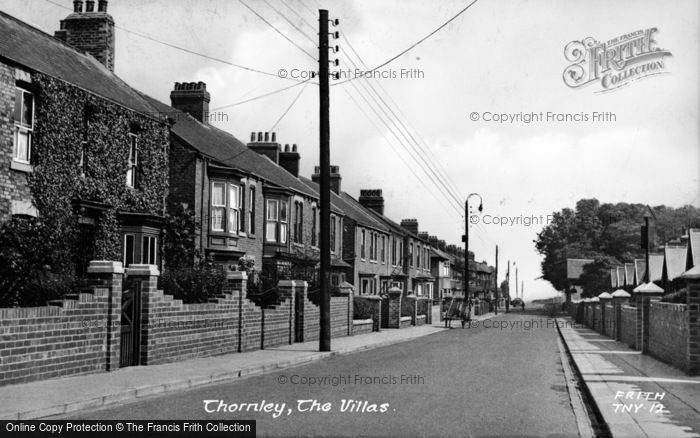 Photo of Thornley, The Villas c.1950