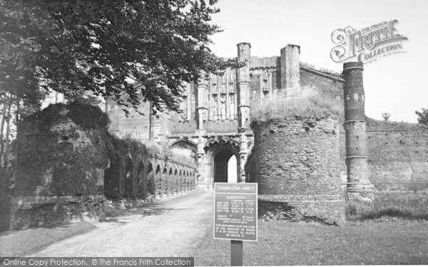 Photo of Thornton Abbey, c.1960