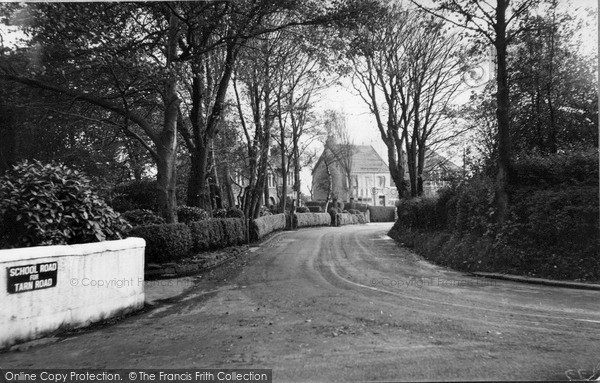 Photo of Thornton Cleveleys, School Road c.1955