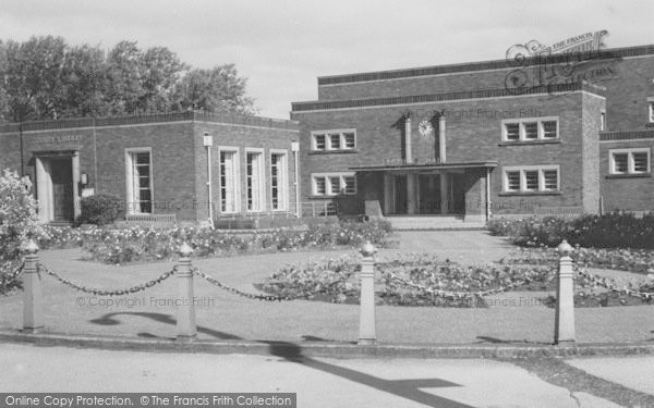Photo of Thornton Cleveleys, The Lecture Hall And Library c.1960