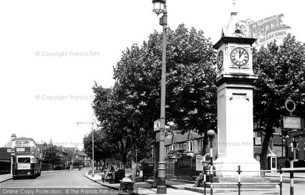 Photo of Thornton Heath, Clock Tower And Parchmore Road c.1947