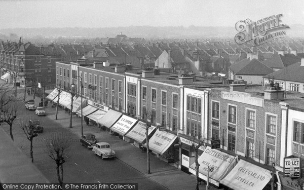 Photo of Thornton Heath, London  Road c.1955