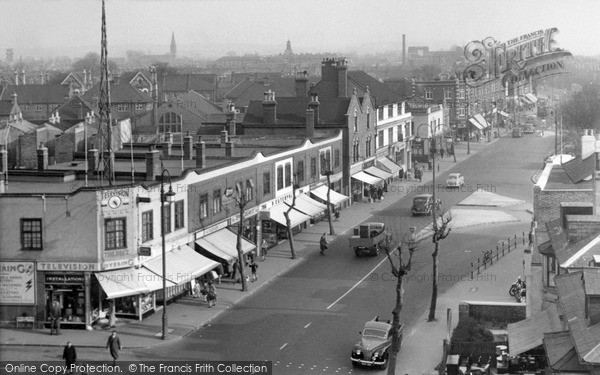 Photo of Thornton Heath, London  Road c.1955