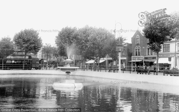 Photo of Thornton Heath, The Pond c.1947