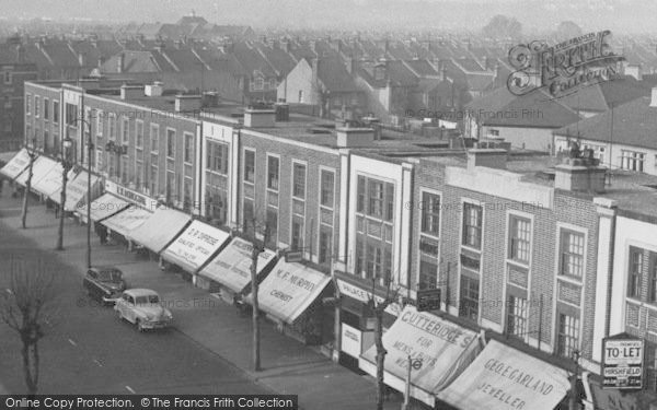 Photo of Thornton Heath, The Shopping Parade, London  Road c.1955