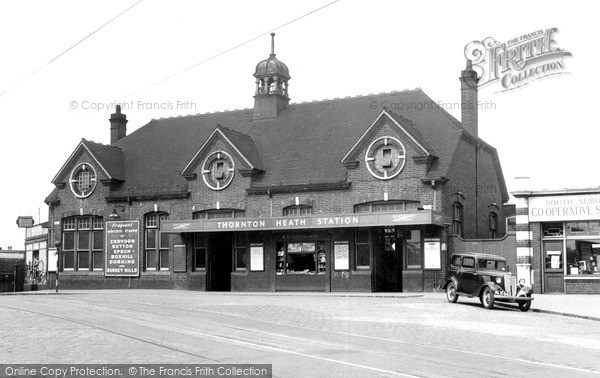 Photo of Thornton Heath, The Station c.1947