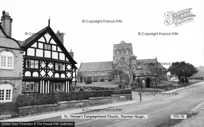 Photo of Thornton Hough, St George's Congregational Church c.1950