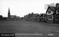 The Green And Parish Church c.1950, Thornton Hough