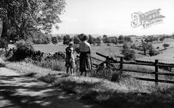Thornton In Craven, View From Old Road c.1960, Thornton-In-Craven