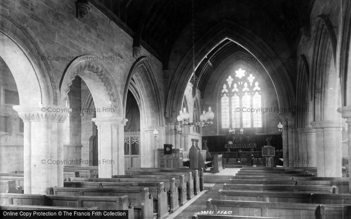 Photo of Thornton In Lonsdale, St Oswald's Church Interior 1896
