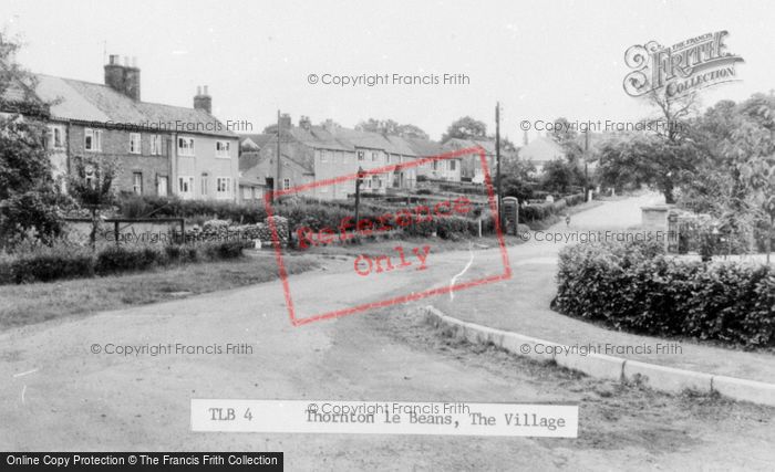 Photo of Thornton Le Beans, The Village c.1960