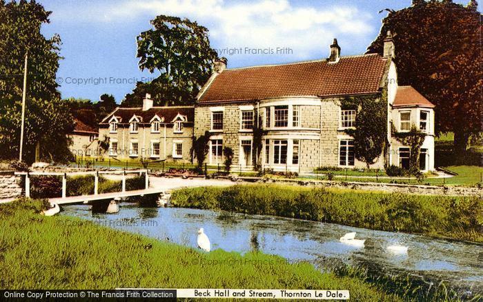 Photo of Thornton Le Dale, Beck Hall c.1965