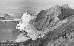 Little Thornwick From The Cliffs c.1939, Thornwick Bay