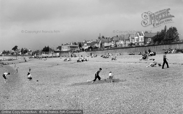 Photo of Thorpe Bay, the Beach 1963