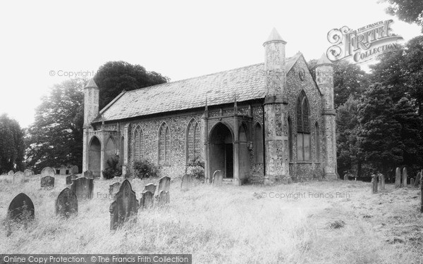 Photo of Thorpe Market, St Margaret's Church c.1955