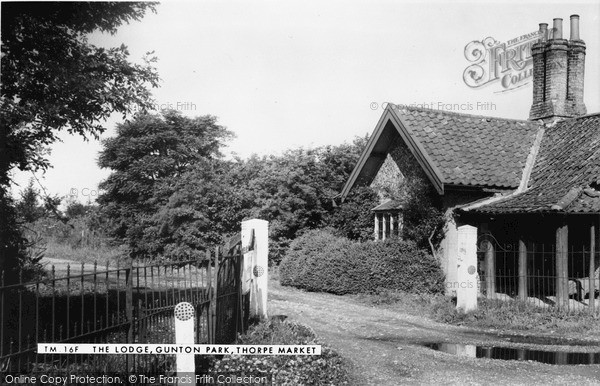 Photo of Thorpe Market, The Lodge, Gunton Park c.1955