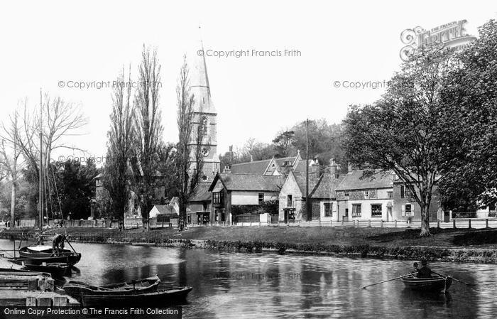 Photo of Thorpe St Andrew, The Church And River 1890