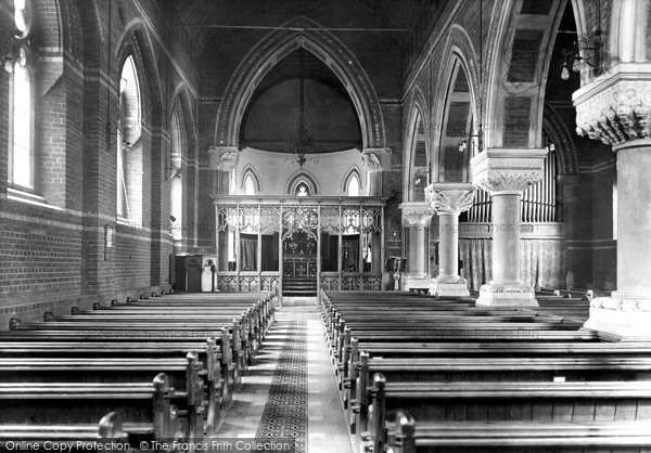 Photo of Thorpe St Andrew, The Church Interior 1922
