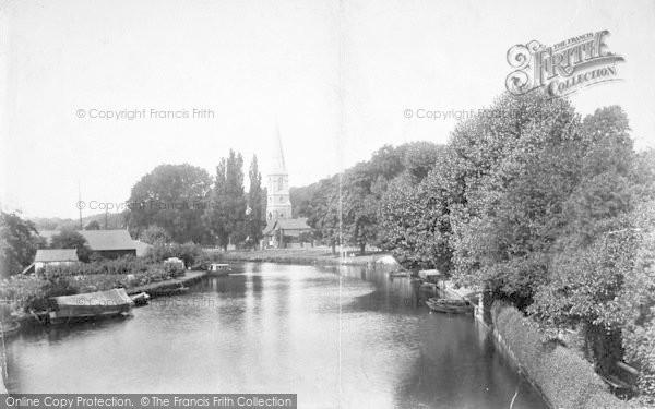 Photo of Thorpe St Andrew, Thorpe Reach From Railway Bridge 1899