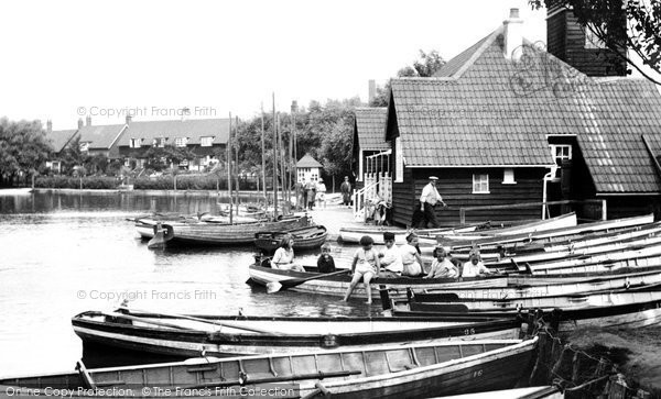 Photo of Thorpeness, Boat House And Lake 1929