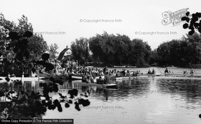 Photo of Thorpeness, Boating On The Meare c.1955