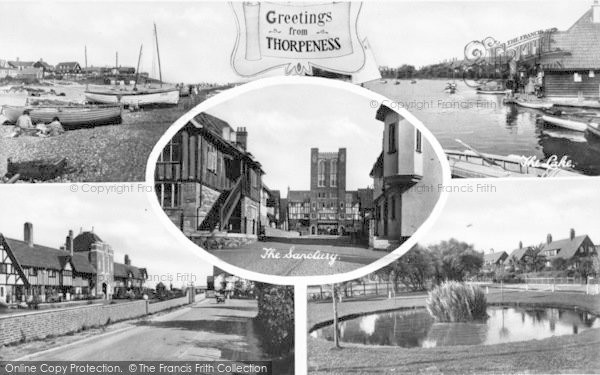 Photo of Thorpeness, Composite c.1955