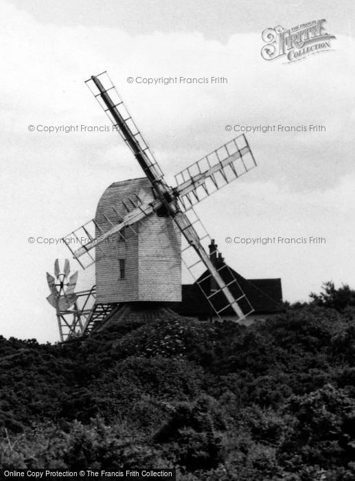 Photo of Thorpeness, Post Mill c.1955