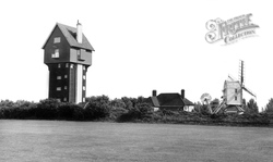 The House In The Clouds And Post Mill c.1955, Thorpeness