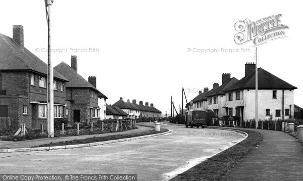 Photo of Thrapston, New Council Estate c.1955