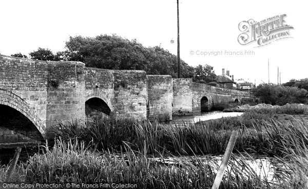 Photo of Thrapston, The Nine Arches Bridge c.1955