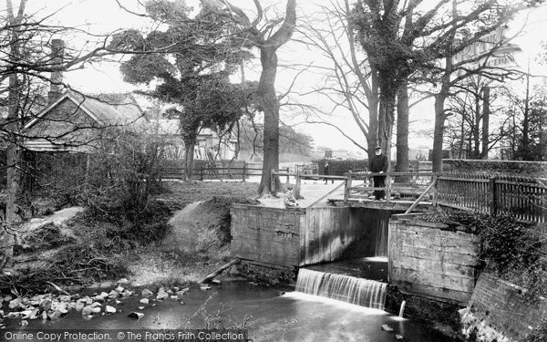 Photo of Three Bridges, The Flood Gates 1906