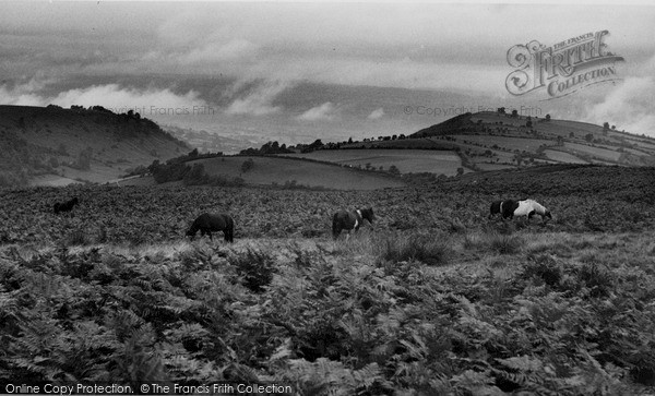 Photo of Three Cocks, View From Hay Bluff c.1960