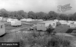 Long Ashes Caravan Park c.1965, Threshfield