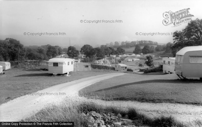 Photo of Threshfield, Long Ashes Caravan Park c.1965