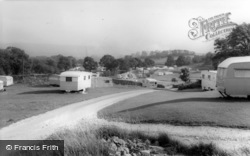 Long Ashes Caravan Park c.1965, Threshfield