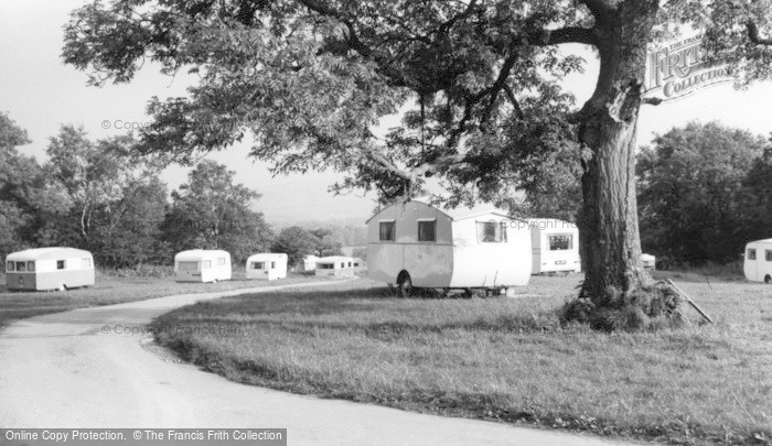 Photo of Threshfield, Long Ashes Caravan Park c.1965