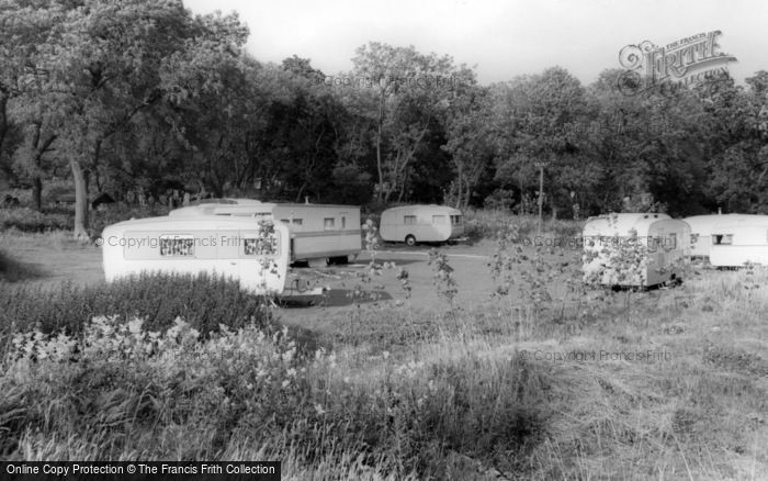 Photo of Threshfield, Long Ashes Caravan Park c.1965
