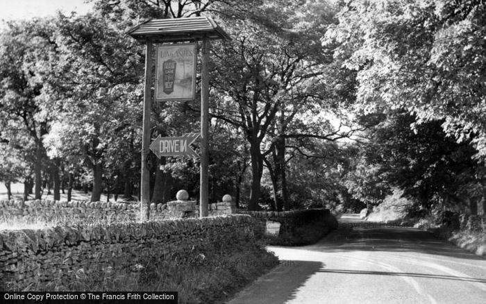 Photo of Threshfield, Long Ashes Guest House Entrance, Netherside c.1950