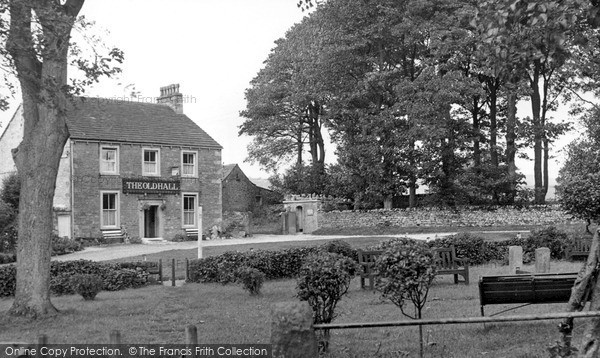Photo of Threshfield, The Stocks And The Old Hall c.1955