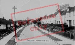 Broomy Hill Road c.1965, Throckley