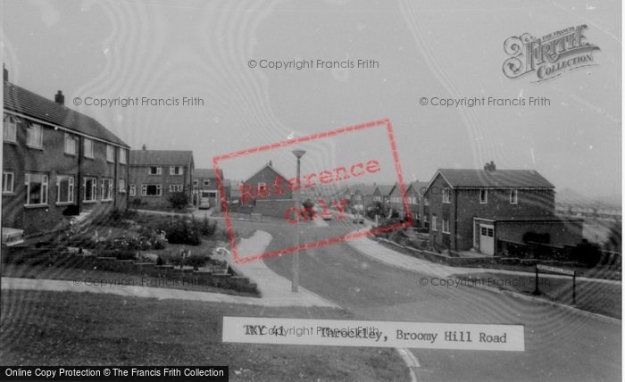 Photo of Throckley, Broomy Hill Road c.1965